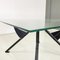 Italian Modern President Dining Table in Glass and Black Metal by Philippe Starck for Baleri Italia, 1984 5