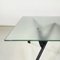 Italian Modern President Dining Table in Glass and Black Metal by Philippe Starck for Baleri Italia, 1984, Image 6