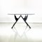 Tavolo da pranzo President moderno in vetro e metallo nero di Philippe Starck per Baleri Italia, 1984, Immagine 2