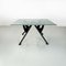 Italian Modern President Dining Table in Glass and Black Metal by Philippe Starck for Baleri Italia, 1984 3