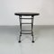 Italian Modern Round Iron Folding Stools or Coffee Tables, 1980s, Set of 2 18