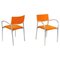 Italian Modern Breeze Chairs by Carlo Bartoli for Segis, 1980s, Set of 2 1