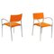 Italian Modern Breeze Chairs by Carlo Bartoli for Segis, 1980s, Set of 2, Image 1