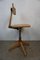 Vintage Swivel Chair in Beech Wood from Sedus, 1940s 6