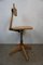 Vintage Swivel Chair in Beech Wood from Sedus, 1940s, Image 6