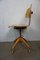 Swivel Chair with Castors, 1940s, Image 3