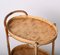 Mid-Century Italian Oval Serving Bar Cart Trolley in Bamboo and Rattan, 1960s, Image 15