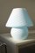 Murano Swirl Glass Mushroom Lamp, 1970s 1