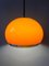 Lampe à Suspension Vintage Orange, 1970s 5