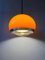 Lampe à Suspension Vintage Orange, 1970s 3