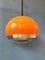 Vintage Orange Pendant Light, 1970s 7