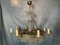 French Brass Chandelier, 1930s, Image 1