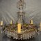 French Brass Chandelier, 1930s, Image 5