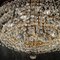 French Brass Chandelier, 1930s, Image 3