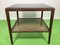 Mid-Century Side Table with Black Marble Gass Top, 1960s 1