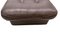 Ds-101 2-Seater Sofa and Ottoman in Brown Leather from de Sede, 1970s, Set of 2 3
