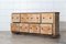 Large French Dry-Scraped Bank of Drawers in Pine, 1880s 11