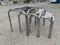 Nesting Tables in Chrome and Smoked Glass by Milo Baughman, 1974, Set of 3 11