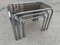 Nesting Tables in Chrome and Smoked Glass by Milo Baughman, 1974, Set of 3 9