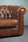 Sheep Leather 3-Seater Chesterfield Sofa 6