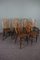 Antique English Elm Windsor Wheelback Chairs, Early 19th Century, Set of 6 2