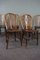 Antique English Elm Windsor Wheelback Chairs, Early 19th Century, Set of 6, Image 3