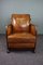 Art Deco Armchair in Sheep Leather 1
