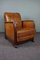 Art Deco Armchair in Sheep Leather 2