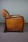 Art Deco Sessel aus Schafsleder 5