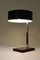 Mid-Century Chromed Table Lamp with Black Metal Lamp Shade, Austria, 1950s 14