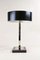 Mid-Century Chromed Table Lamp with Black Metal Lamp Shade, Austria, 1950s 15