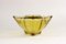 Art Deco Amber Colored Glass Jardiniere or Bowl, Austria, 1920s, Image 4