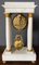 Restoration Period Clock in Carrara Marble & Bronze 7