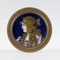 Boîte Art Nouveau avec Profil de Femme en Métal et Émail de Limoges par Thoumieux, 1900s 6