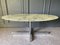 Marble Top & Stainless Steel Base Coffee Table by Florence Knoll for Roche Bobois 1