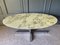 Marble Top & Stainless Steel Base Coffee Table by Florence Knoll for Roche Bobois 3