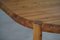 Tavolo da pranzo rotondo moderno allungabile in pino di Rainer Daumiller, Danimarca, anni '60, Immagine 9