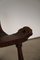 Chaise Tripode Antique en Bois Sculpté de Style Wabi Sabi, Début 20ème Siècle 5