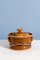 Antique Jaspe Lidded Pot from Savoie Pottery, 1800s 3