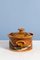 Antique Jaspe Lidded Pot from Savoie Pottery, 1800s 5