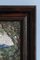 Abraham Huysmans, Escuela francesa, Lago de montaña con castillo, principios del siglo XX, óleo sobre lienzo sobre tabla, enmarcado, Imagen 7