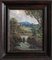 Abraham Huysmans, French School, Mountain Lake with Castle, Early 20th Century, Oil on Canvas on Panel, Framed 5