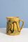 Antique Yellow Jaspe Jug from Savoie Pottery, 1800s 2