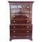 George III Chest on Chest in Mahogany Inlaid, 1800 1