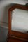 Specchio da bagno vintage con cornice in mogano, Immagine 7