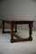 Antique Style Refectory Table in Oak, Image 4