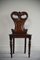 Victorian Single Hall Chair in Mahogany 1