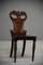 Victorian Single Hall Chair in Mahogany 2