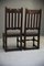 Antique Hall Chairs in Oak, Set of 2 8