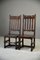 Antique Hall Chairs in Oak, Set of 2 2